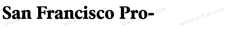 San Francisco Pro字体转换